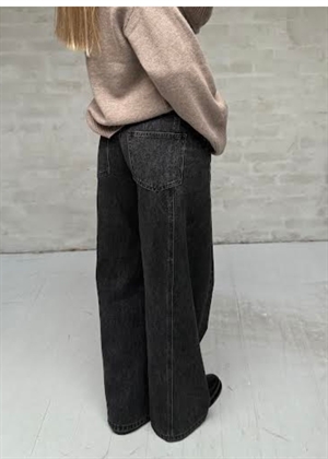 Moji Birgit mw wide jeans Black Denim Object 